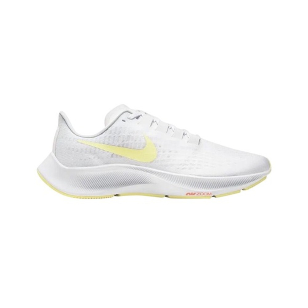 Nike Air Zoom Pegasus 37 'White Light Zitron' Yellow White Running Shoes Size 8